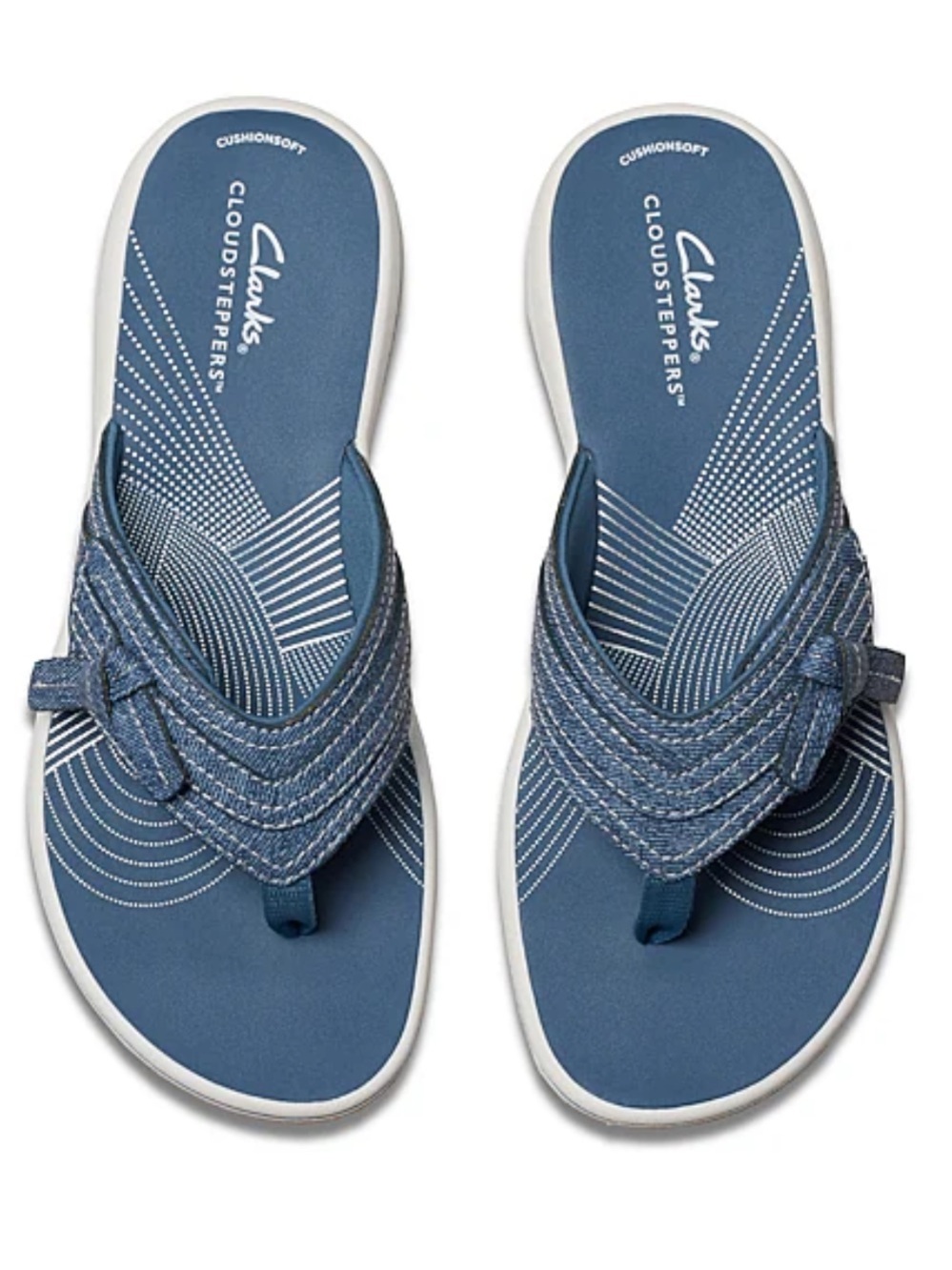 Clarks Breeze Sea Flip Flop - Color: Blue